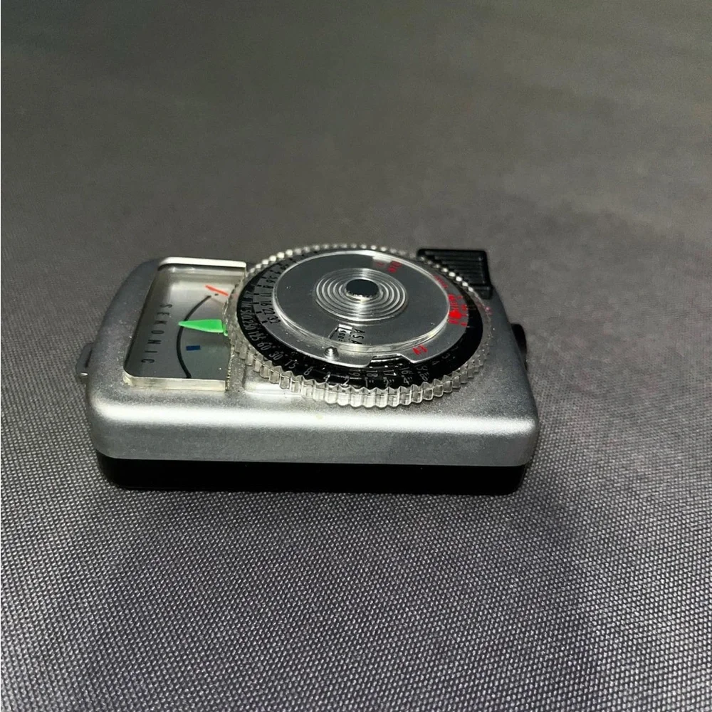 Sekonic Micro Leader Exposure Meter With Leather Case | Vintage Japan Untested